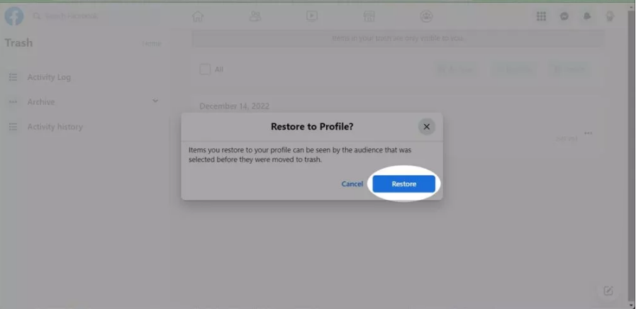 How to Recover Deleted Facebook Posts 