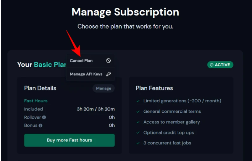 How to Cancel Your Midjourney Subscription