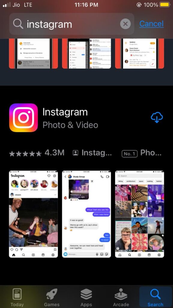 How to Reinstall Instagram app