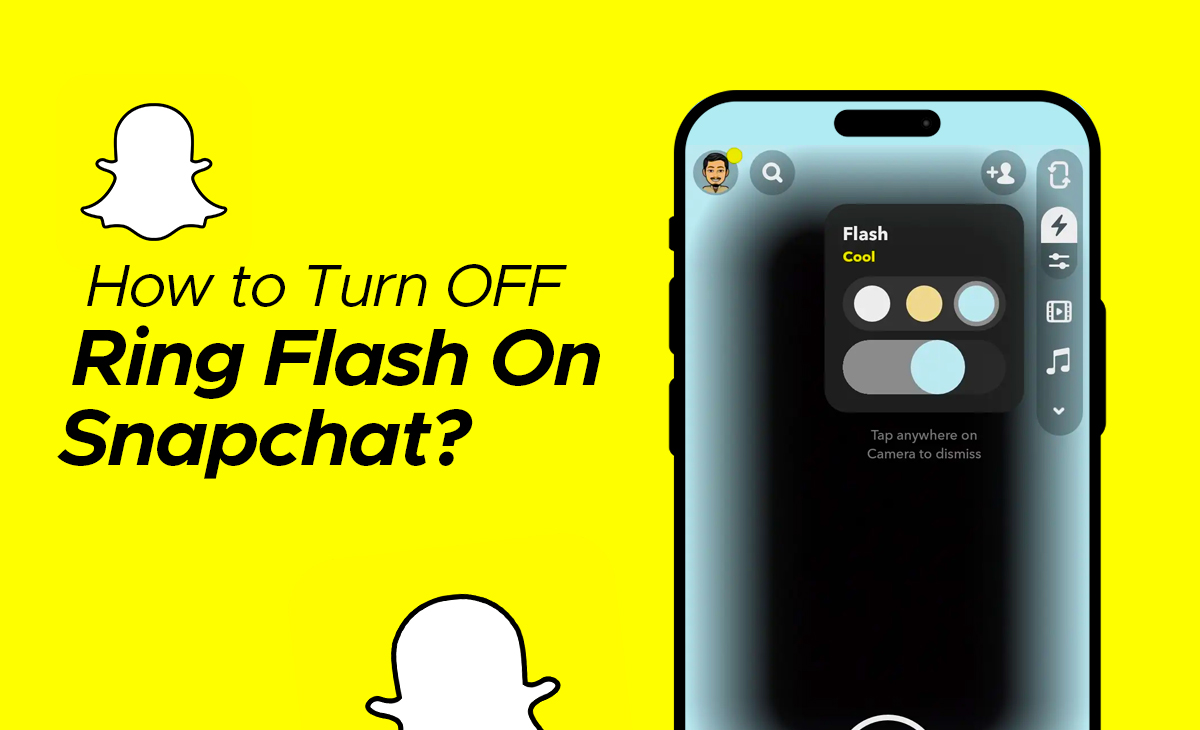 How to Turn OFF Ring Flash On Snapchat