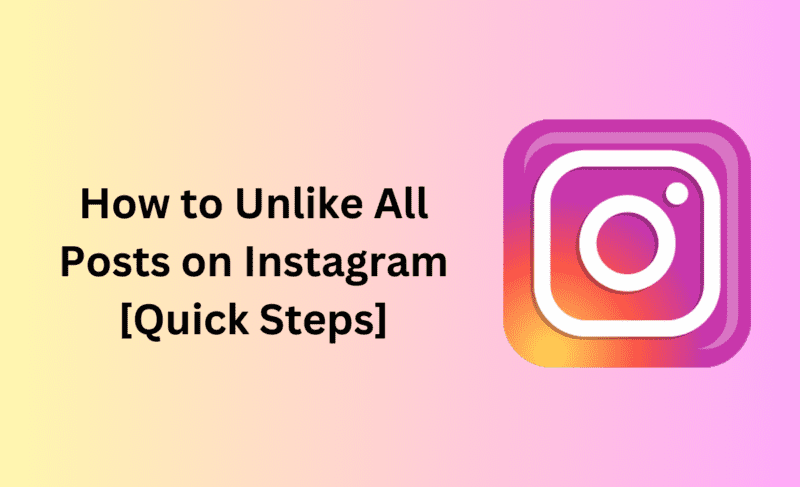 How to Unlike all Posts on Instagram