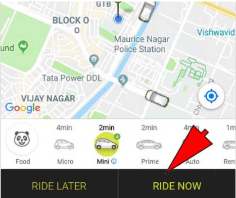 How to Cancel Booked Ola Cab Ride