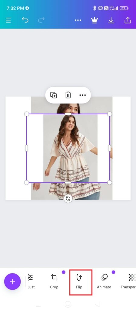 How To Flip Image In Canva App