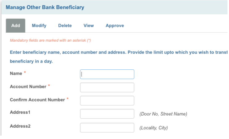 How to Add Beneficiary in SBI
