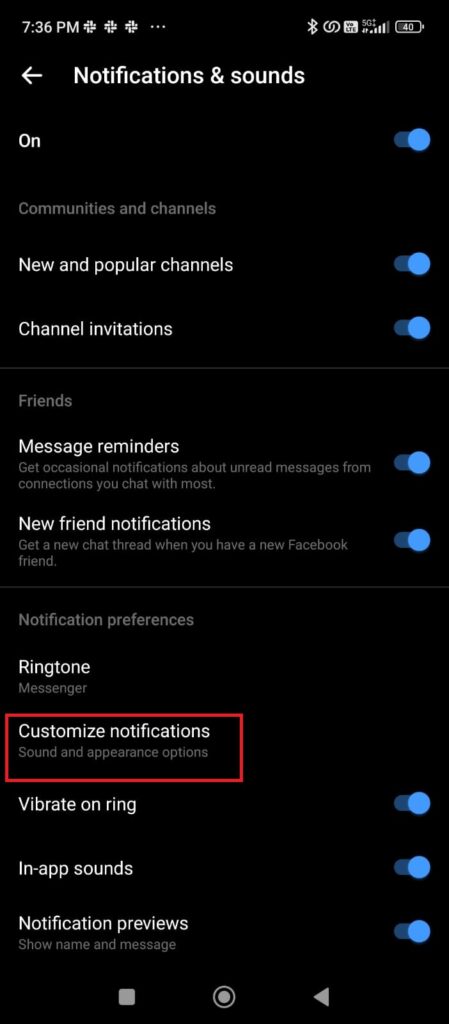 How to Change Notification Sound on Messenger