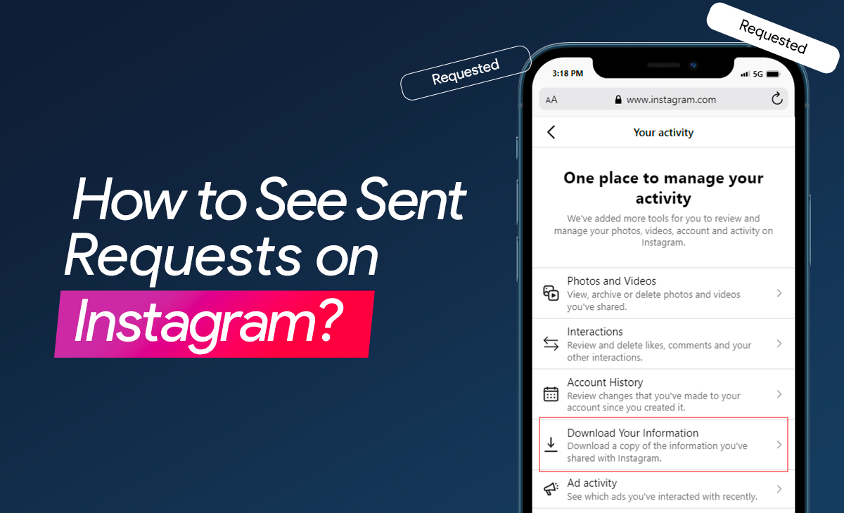 How to See Sent Requests on Instagram