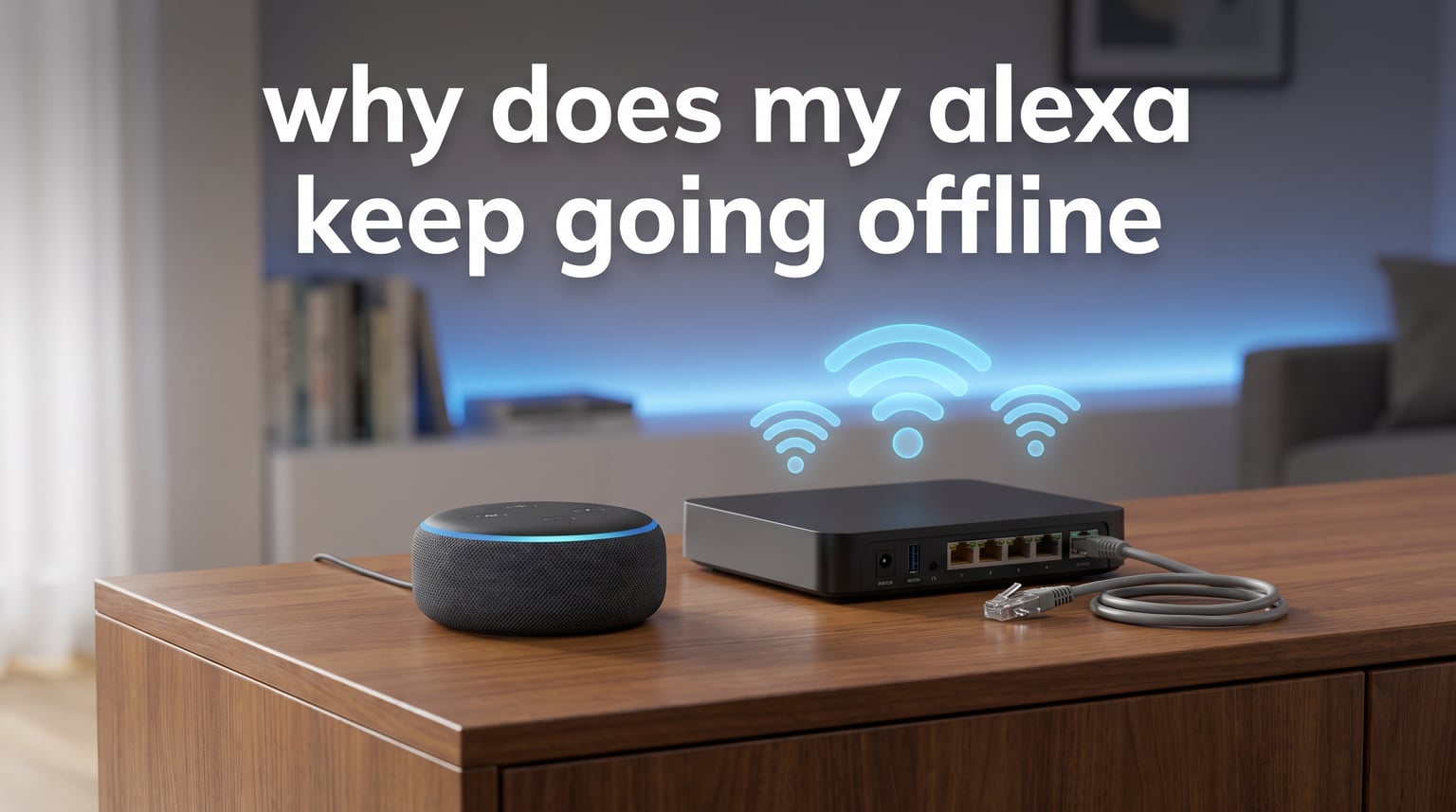 why does my alexa keep going offline