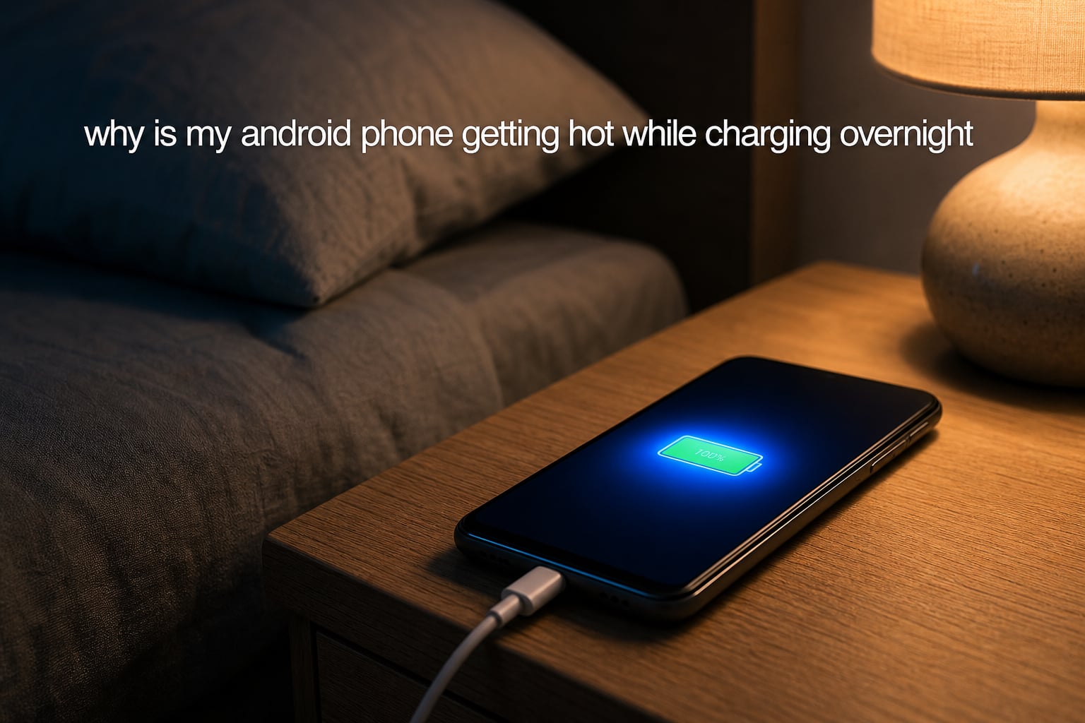 why is my android phone getting hot while charging overnight