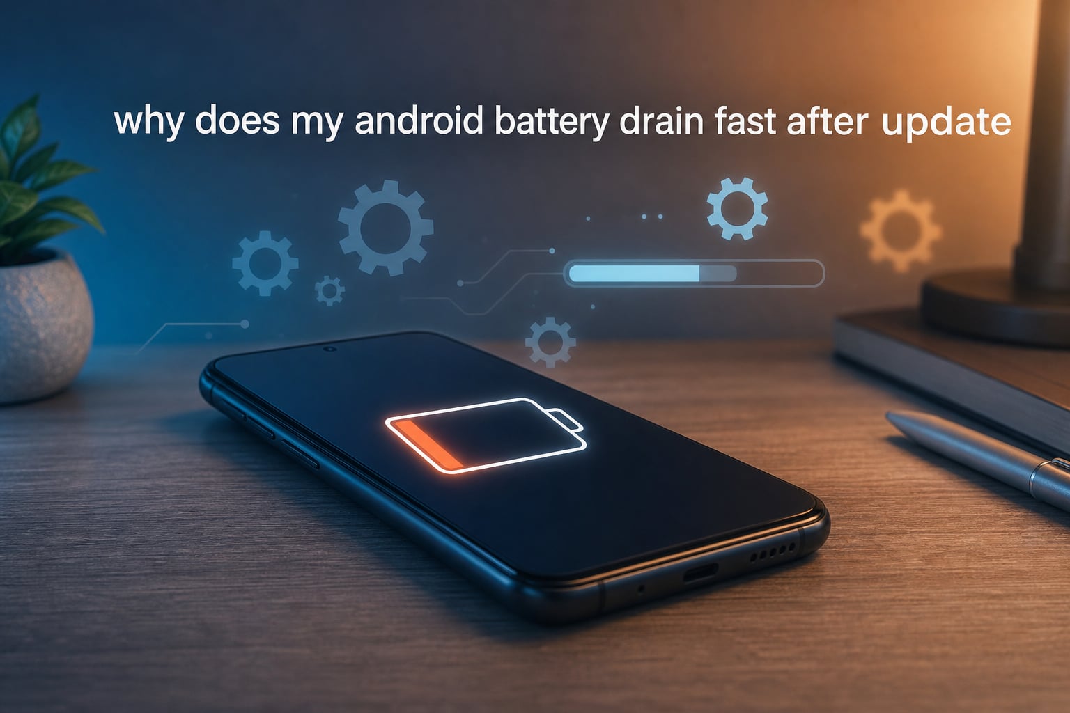 why does my android battery drain fast after update