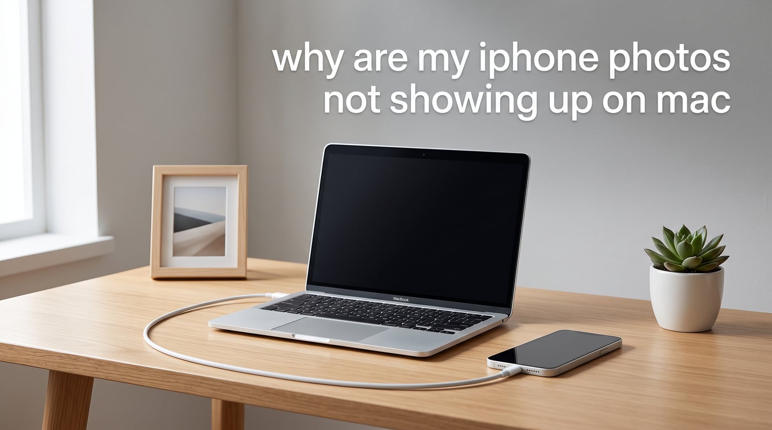 why are my iphone photos not showing up on mac