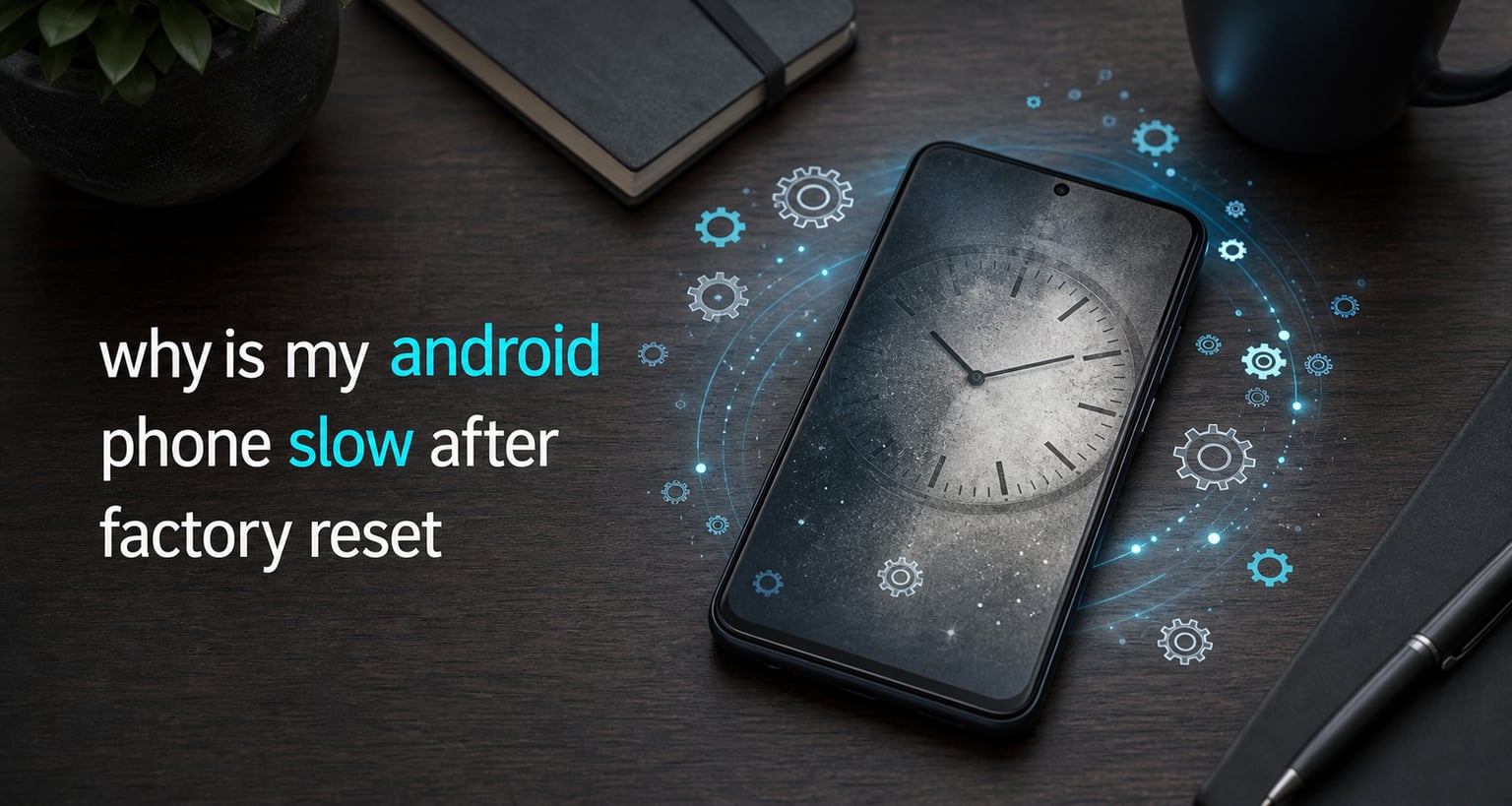 why is my android phone slow after factory reset
