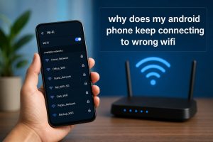 why does my android phone keep connecting to wrong wifi