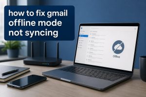 how to fix gmail offline mode not syncing