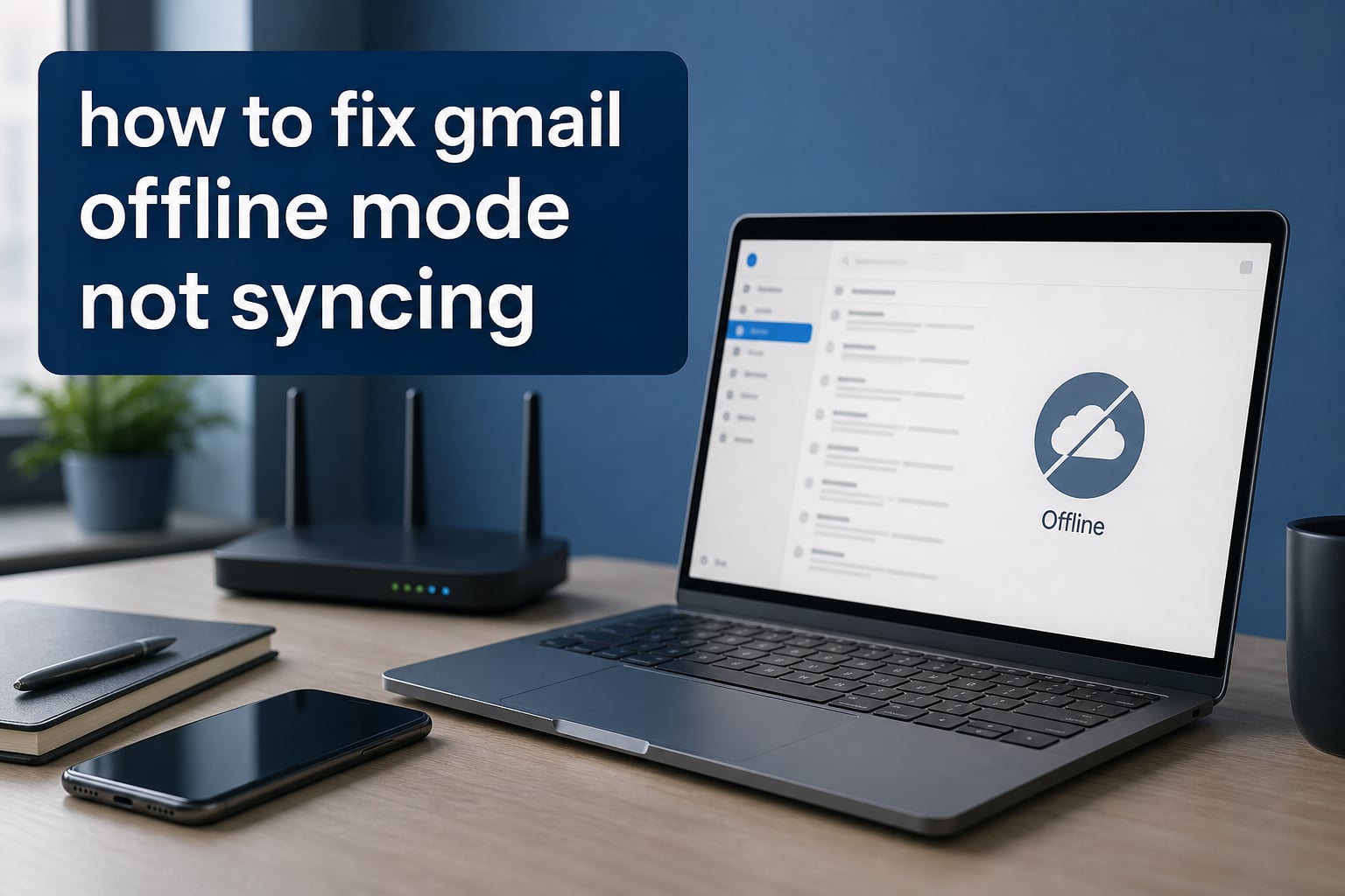 how to fix gmail offline mode not syncing