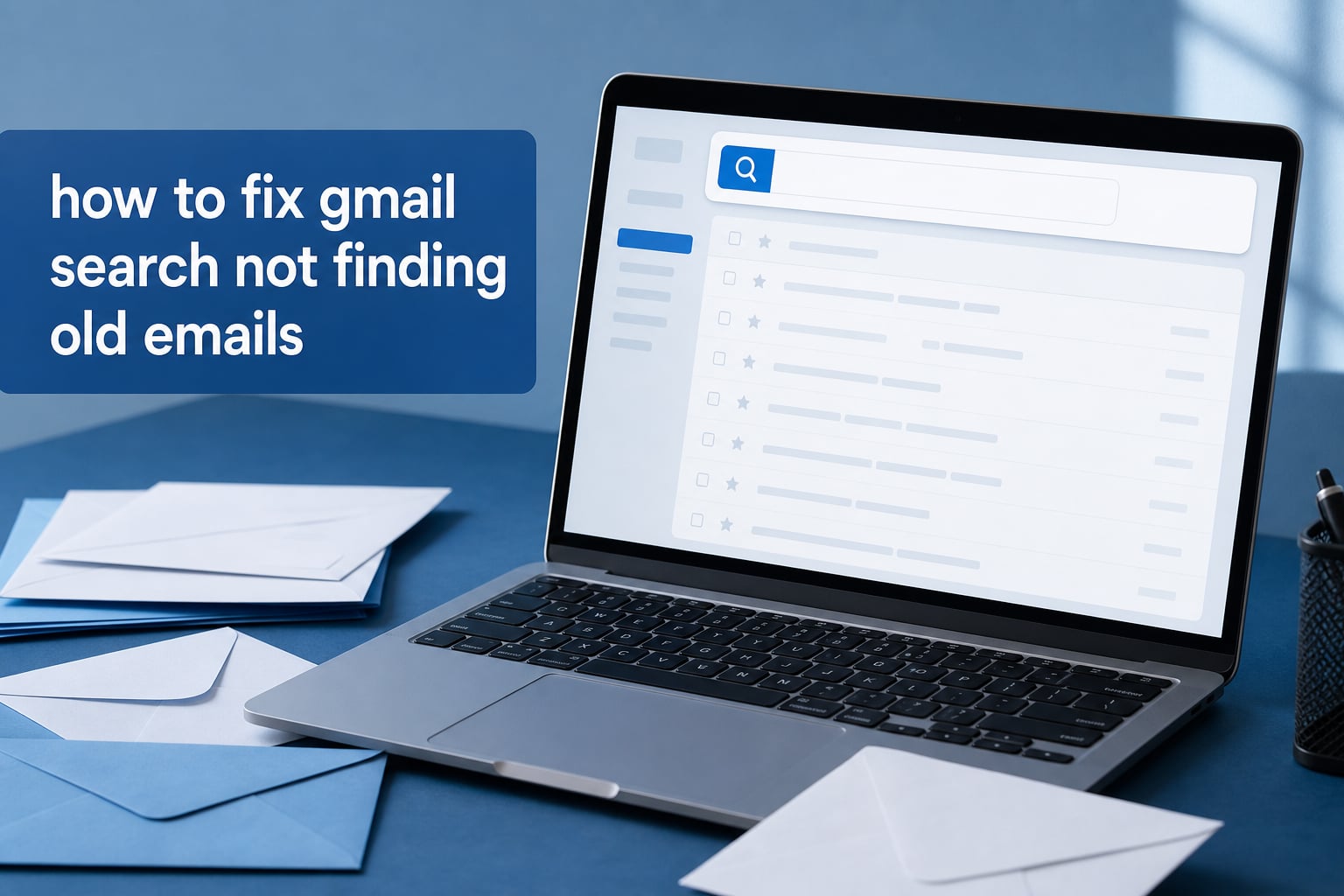 how to fix gmail search not finding old emails