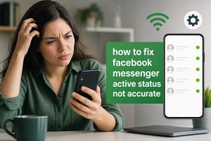 how to fix facebook messenger active status not accurate
