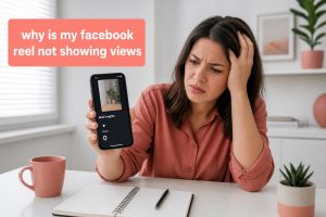 why is my facebook reel not showing views